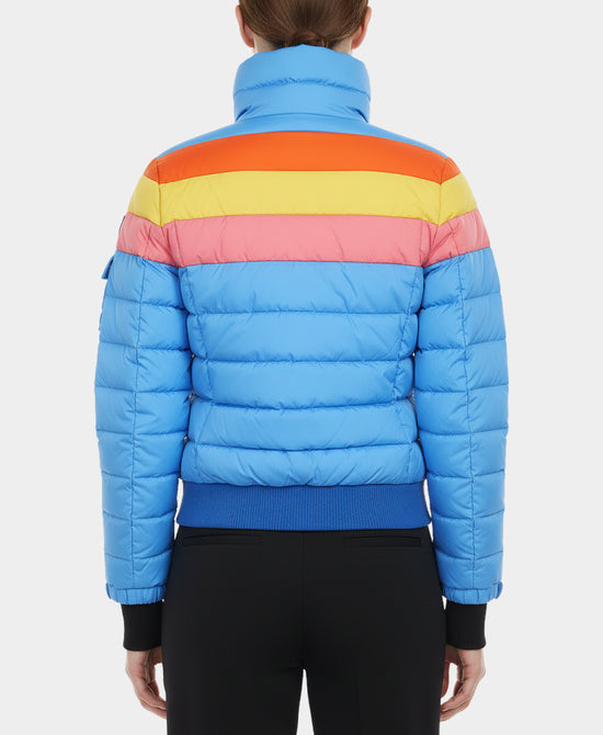 Multicolor Puffer Down Jacket view 