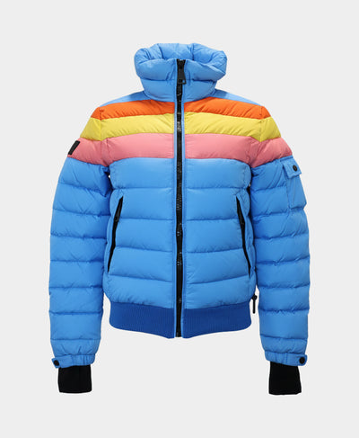 Multicolor Puffer Down Jacket image 3