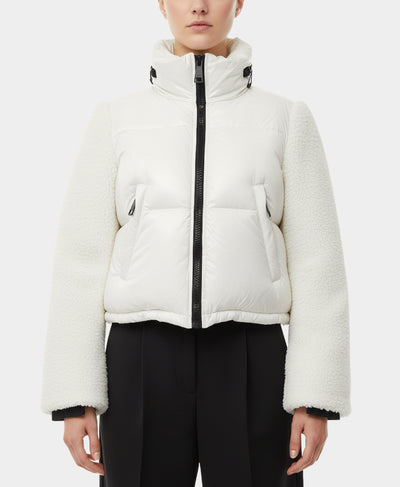 Sherpa & Down Puffer Jacket image 1