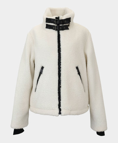 Sherpa Jacket w/ Buckles image 2