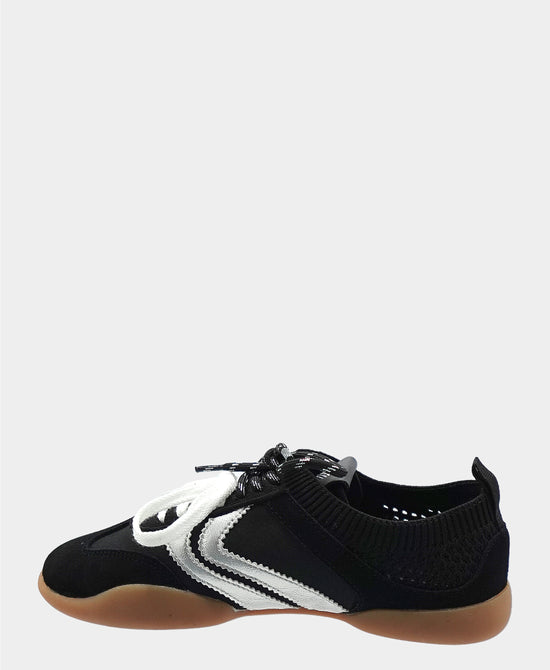 Mixed Media Double Lace Sneaker view 2