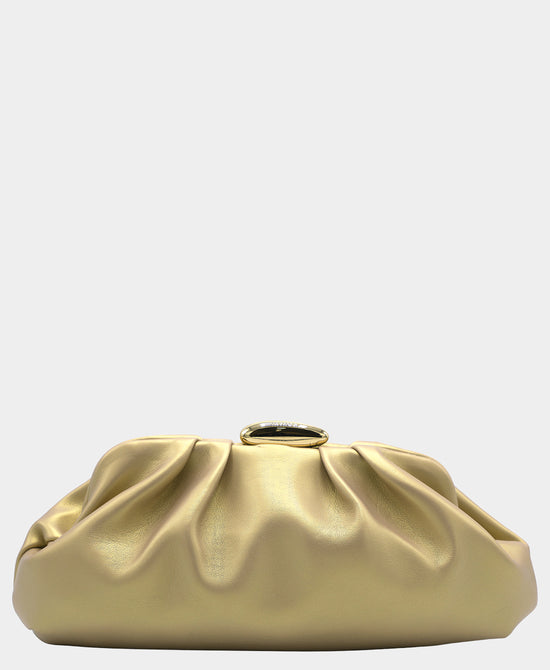 
Pleated Clutch Bag in GOLD view 1