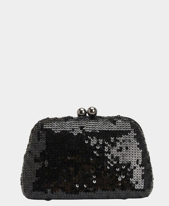 
Sequin Clutch Bag in BLACK view 1