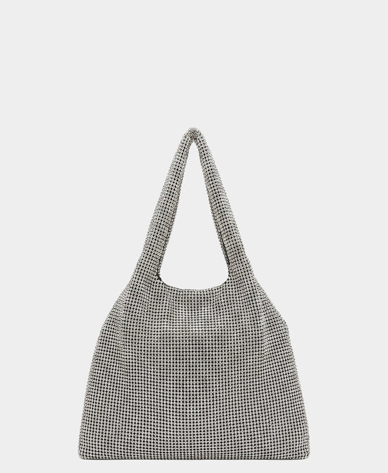 
Mini Crystal Evening Bag in SILVER view 1