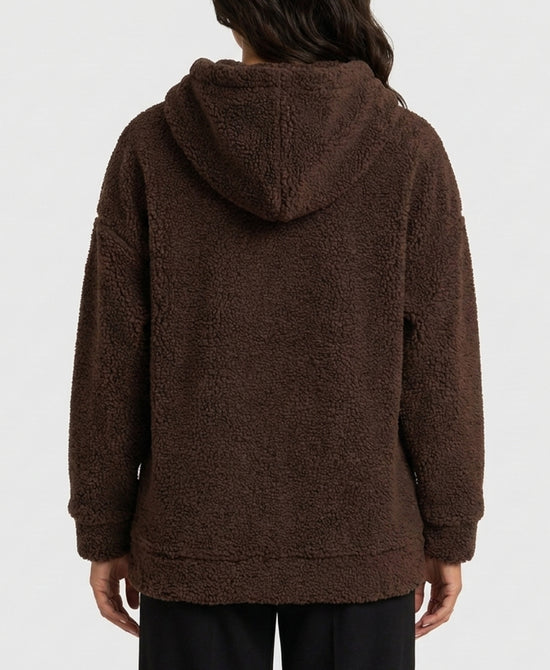 
Teddy Jacket w/ Hood in BROWN view 2