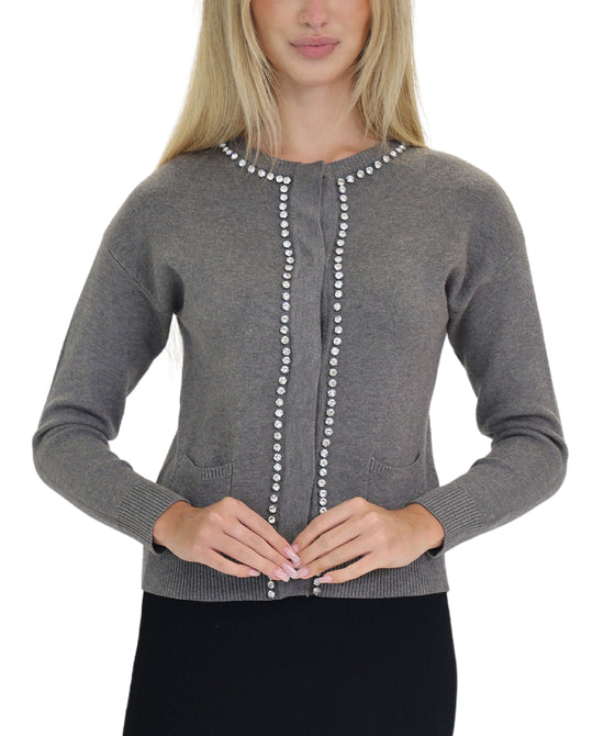 Cardigan Sweater w/ Jewels view 