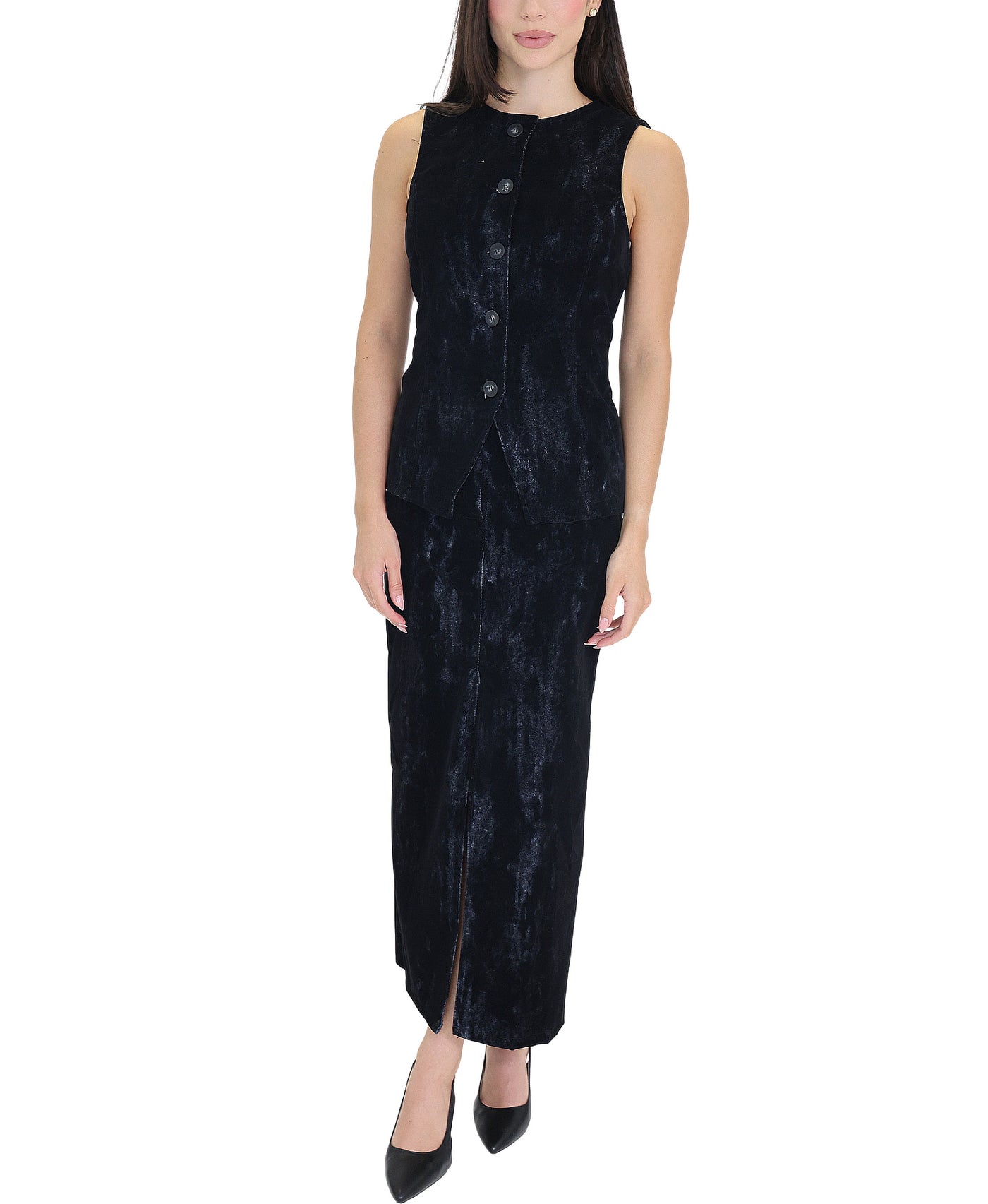 Corduroy Maxi Skirt view 2