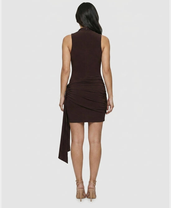 
Dress w/ Gold Hardware in BROWN view 2