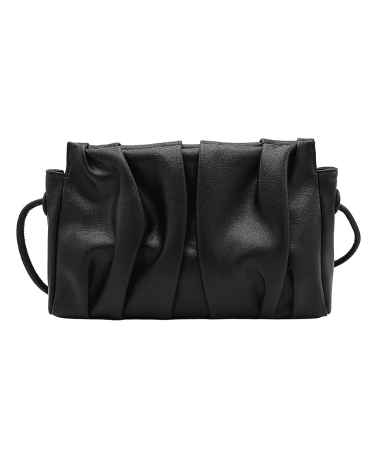 Pleated Leather Crossbody Bag view 1