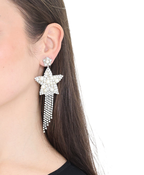 Star Fringe Earrings view 