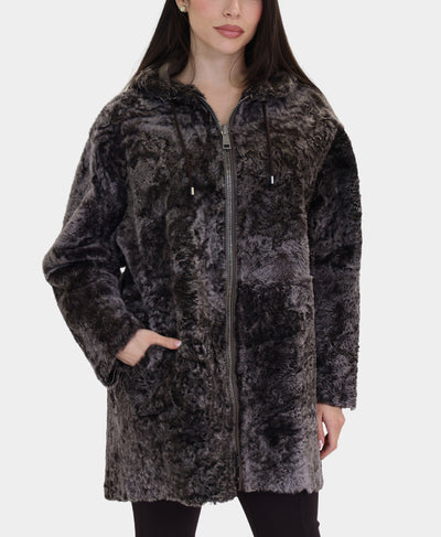 Reversible Shearling Coat image 1