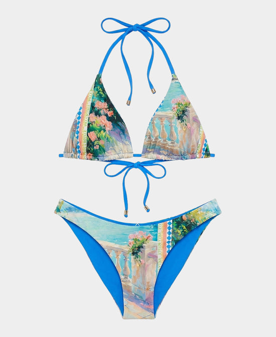 
Reversible Printed Bikini - 2 Pc Set in BLUE MULTI view 2