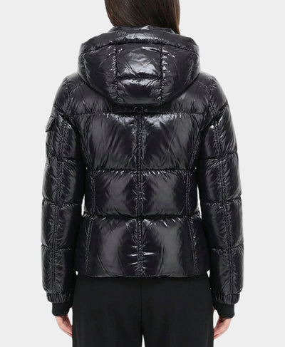 Shiny Puffer Jacket w/ Hood image 2
