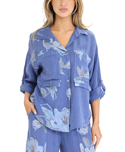 Linen Floral Shirt image 1