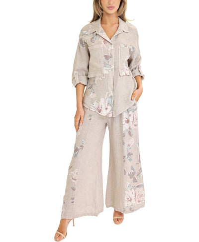 Linen Floral Shirt image 2