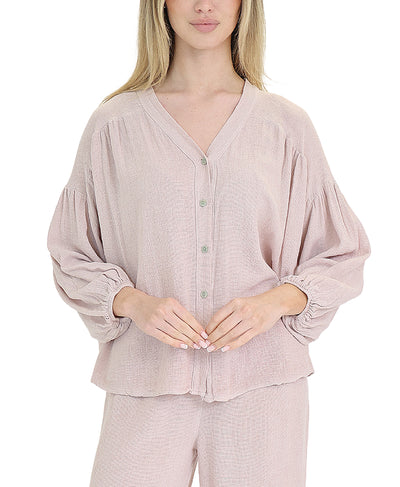 Linen & Cotton Combo Shirt image 1