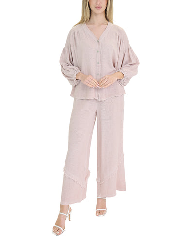 Linen & Cotton Combo Shirt image 2