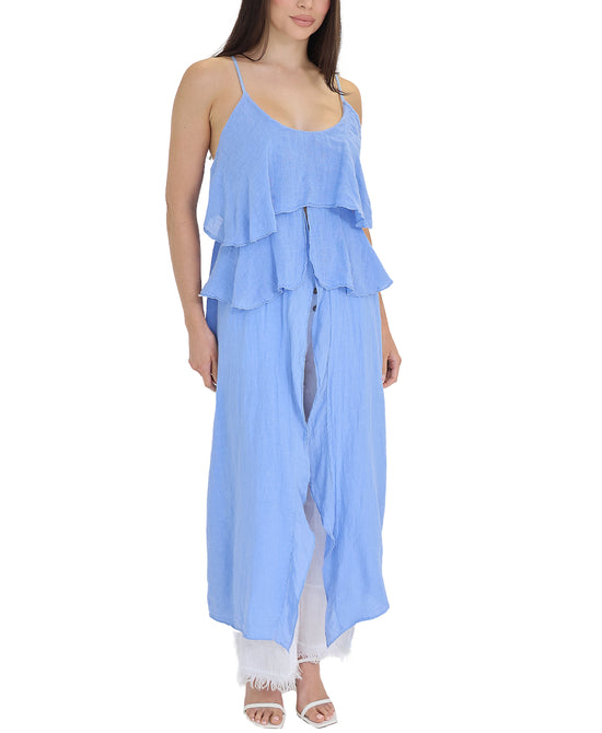 Long Popover Tunic Top view 