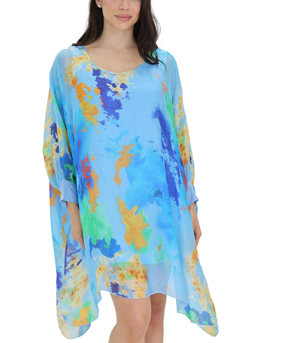 Silk Watercolor Dress view 