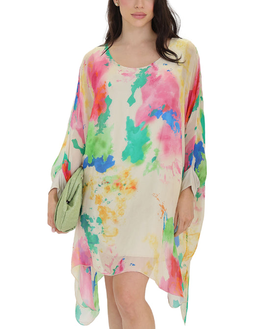 Silk Watercolor Dress view 