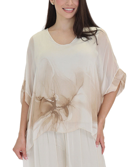 Silk Printed Top view 