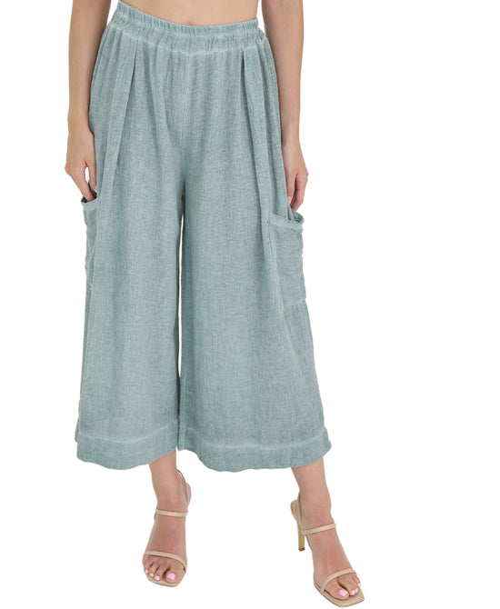 Linen & Cotton Pants view 