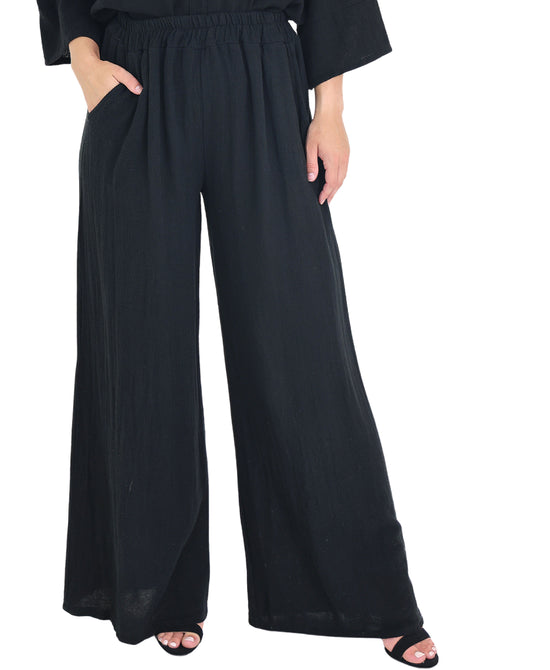 Linen & Cotton Pants view 