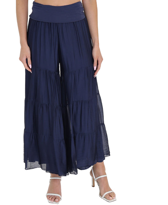 Silk Tiered Pants view 