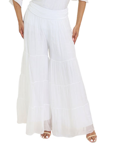 Silk Tiered Pants image 1