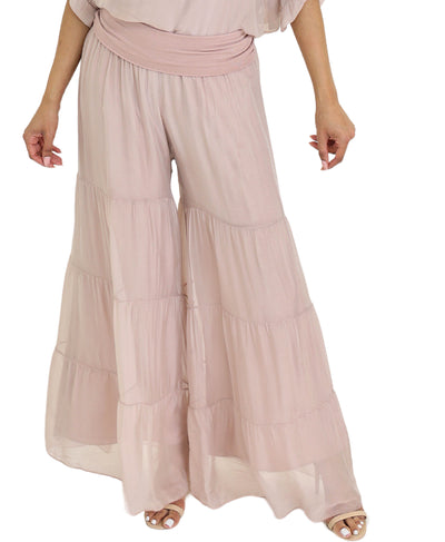 Silk Tiered Pants image 1