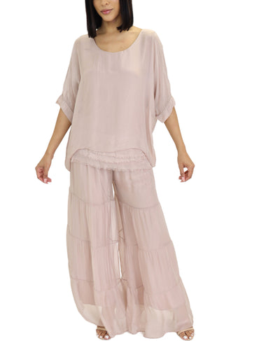 Silk Tiered Pants image 2