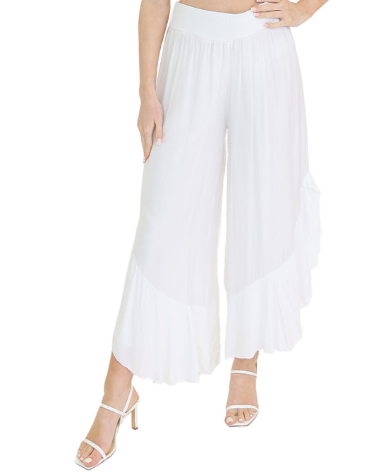Silk Flounce Pants view 