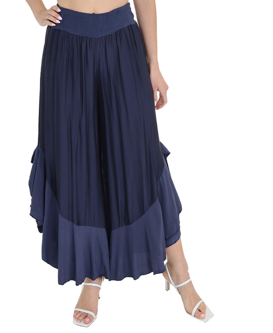 Silk Flounce Pants view 