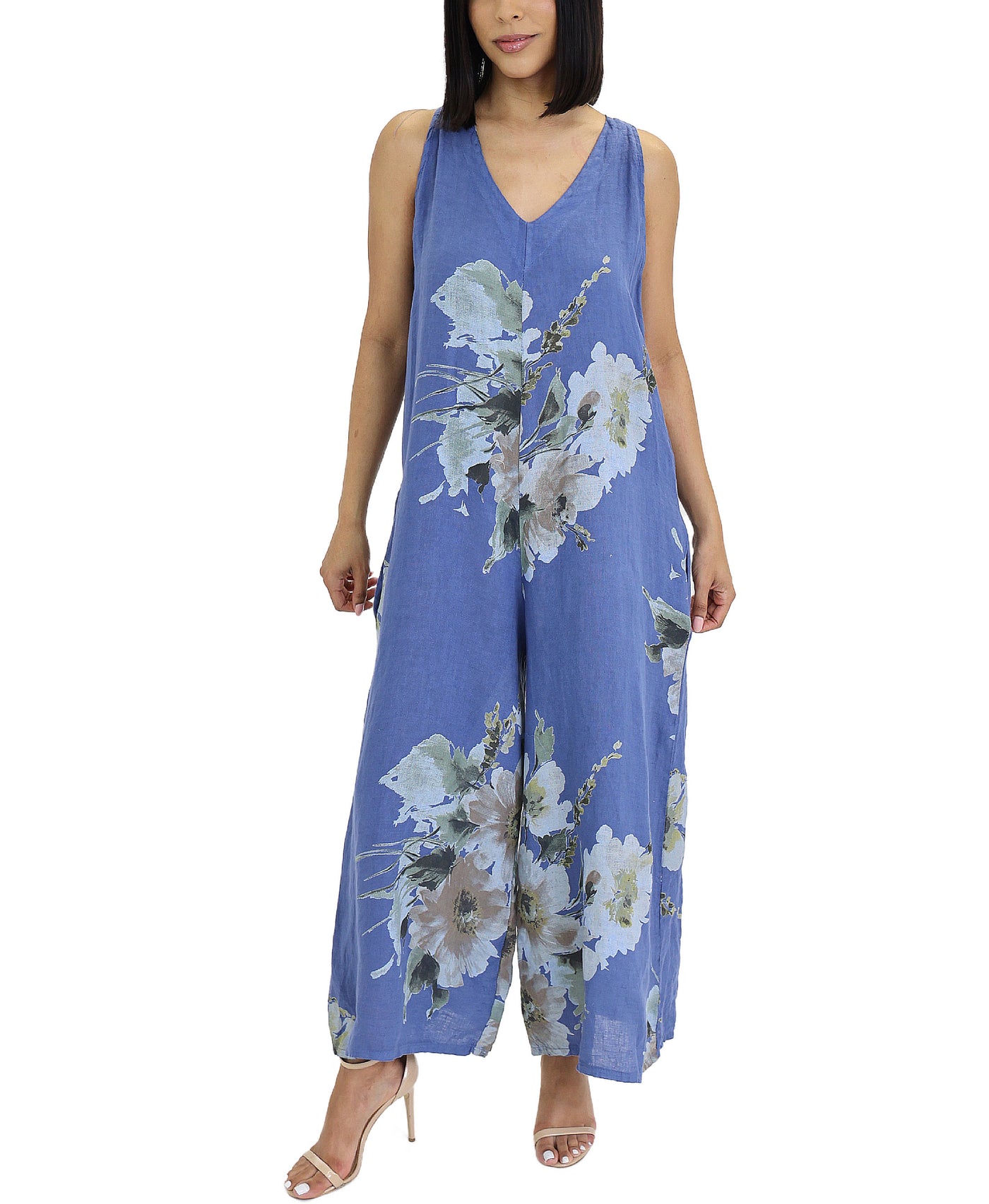 Floral Print Jumpsuit view 1