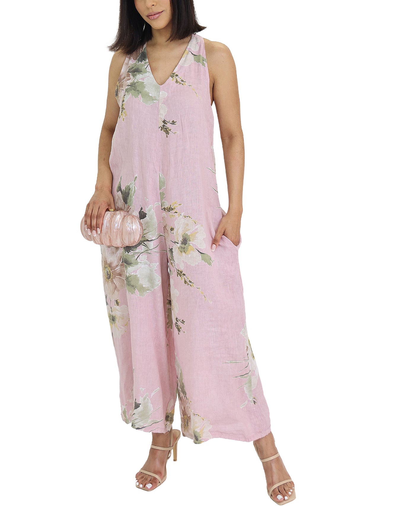 Floral Print Jumpsuit view 1