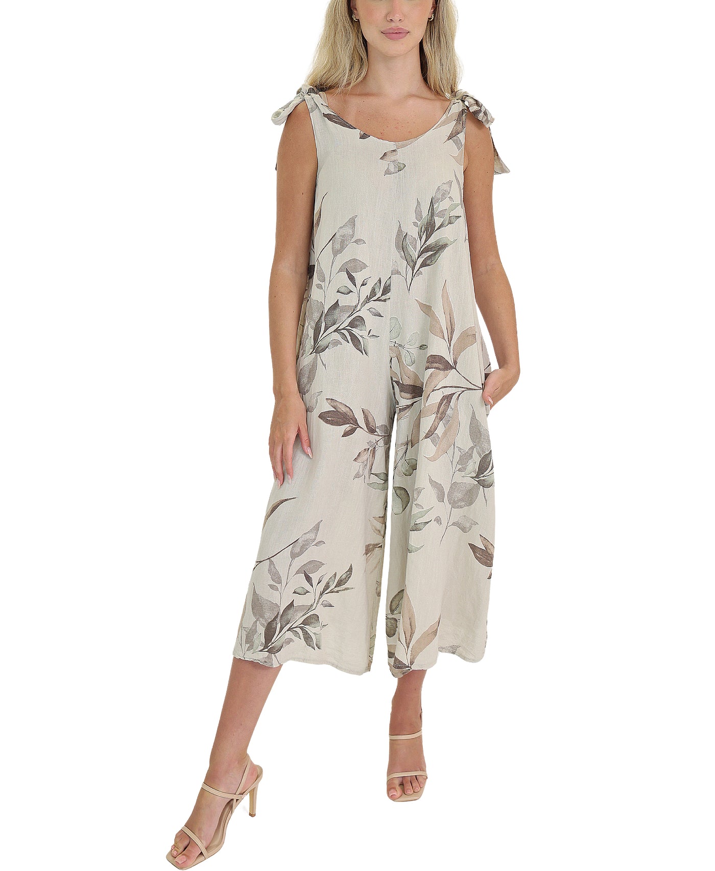 Floral Print Jumpsuit view 1