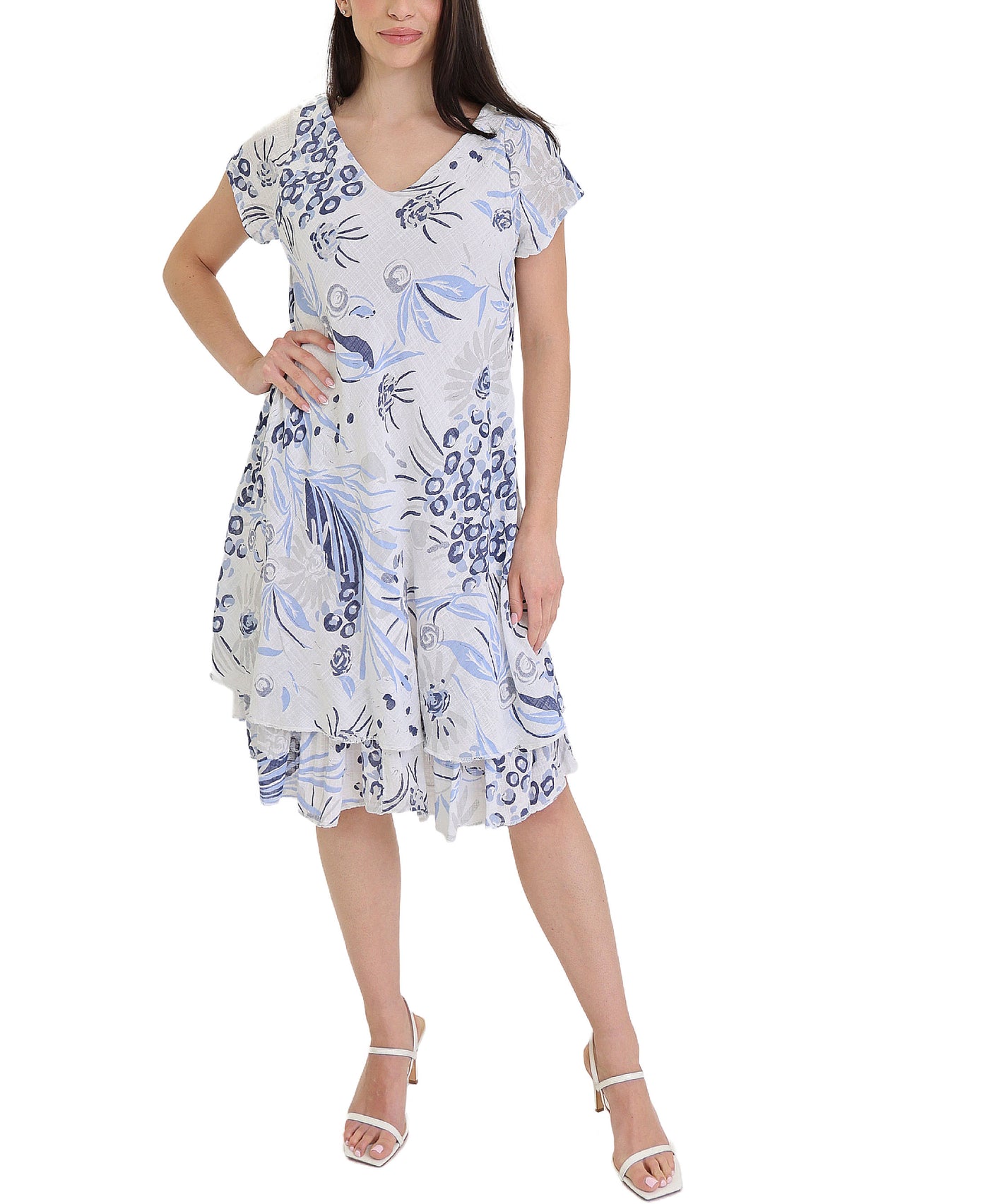 Printed Cotton Dress view 1