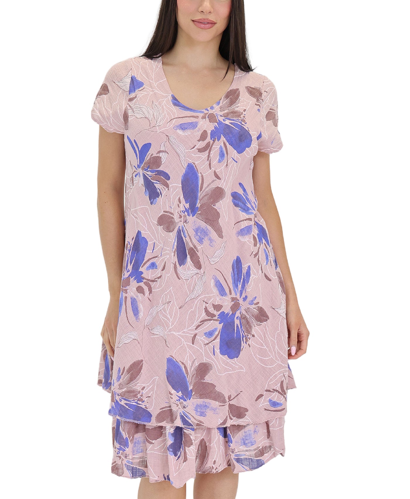 Cotton Floral Dress view 1