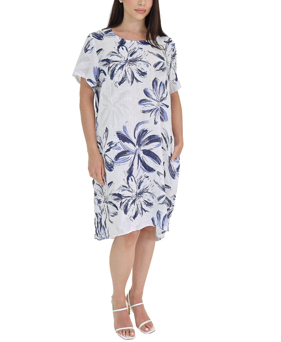 Linen Printed Dress view 