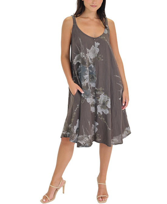 Printed Linen Dress view 