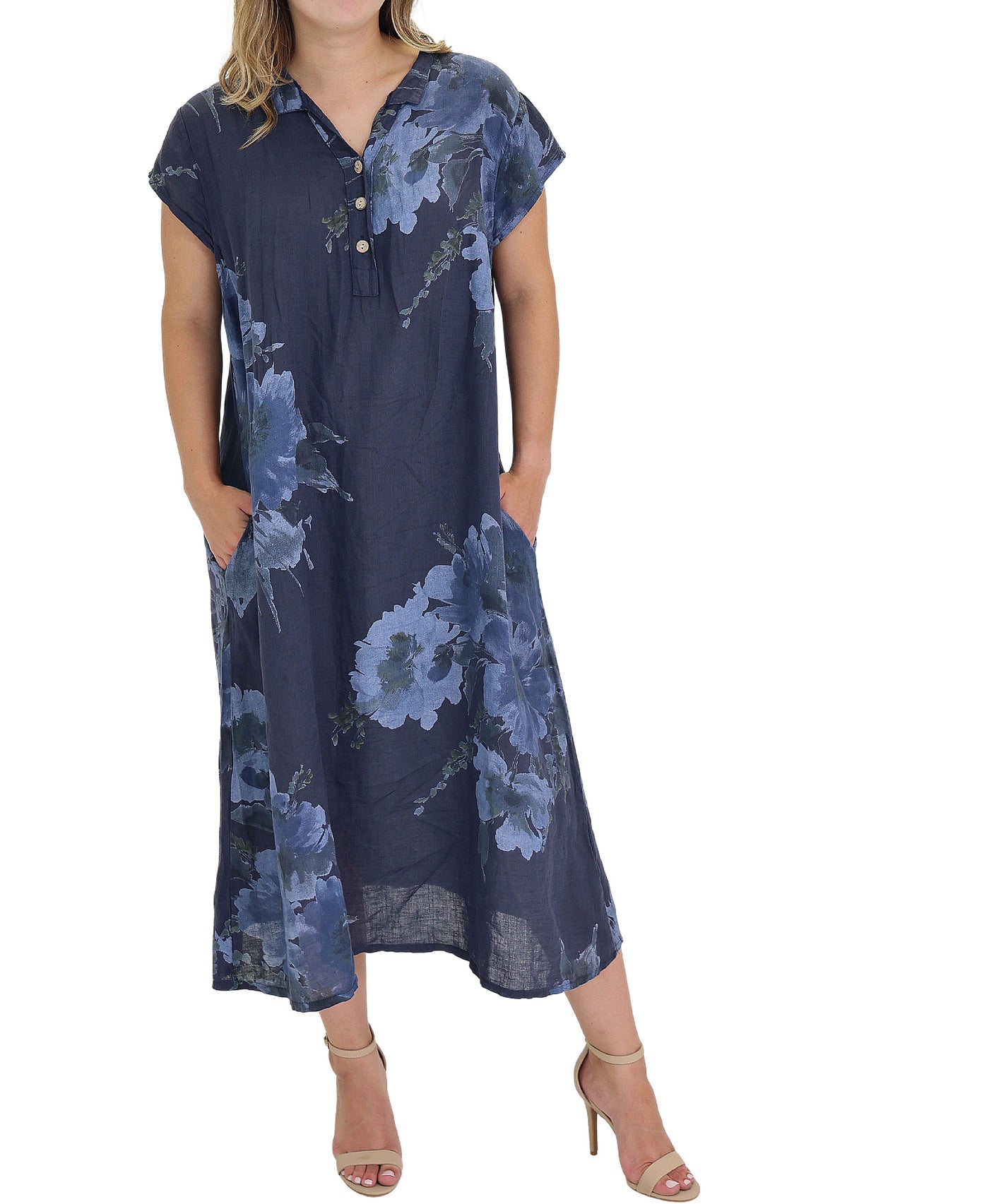 Floral Print Midi Dress view 1
