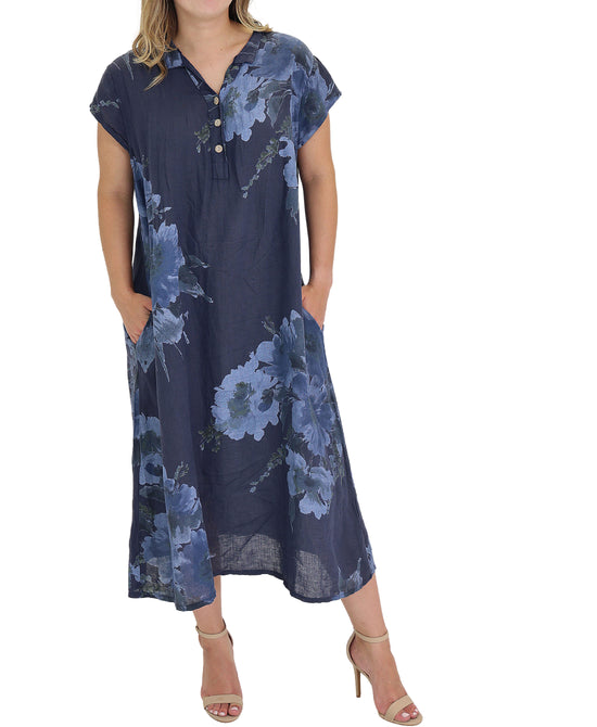 Floral Print Midi Dress view 