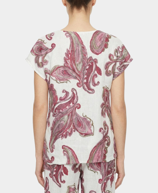 Paisley Print Top view 2