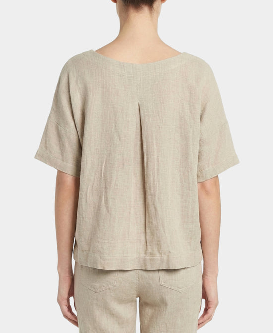 Linen & Cotton Combo Top view 2