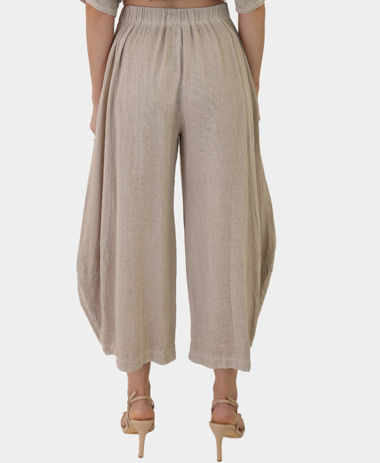 Linen & Cotton Balloon Pants view 