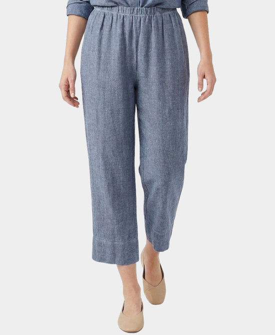 
Linen & Cotton Pants in BLUE view 1
