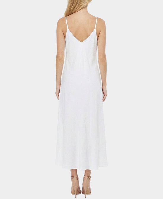 
Linen Maxi Dress in WHITE view 2