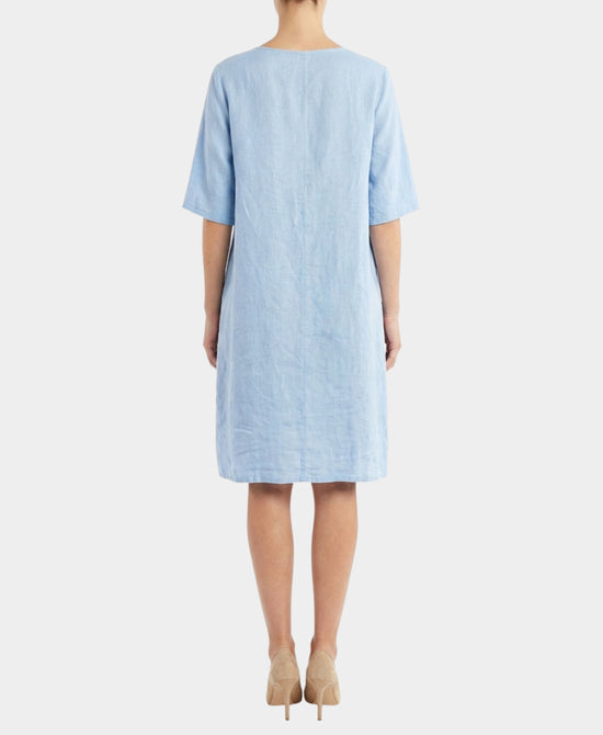 Solid Linen Dress view 2