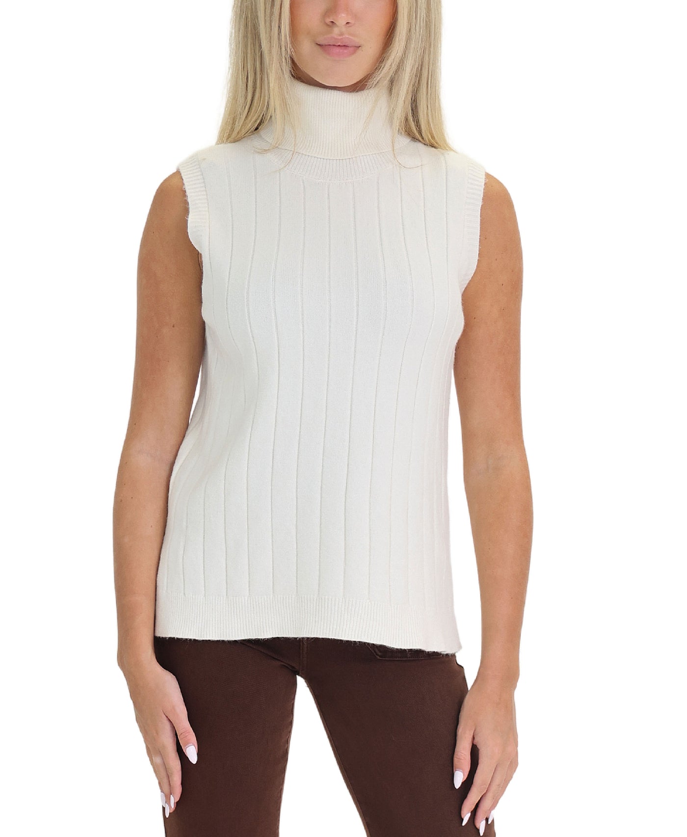 Knit Turtleneck Top view 1