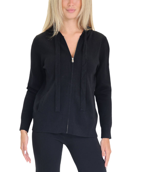 Knit Zip Up Hoodie view 